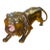 Mid-20th Century Tiger’s Eye Quartz Lion Carving Attributed to Georg O. Wild. For Sale