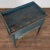 Antique 1850 Swedish Blue Painted Side Table Nightstand With Hidden Storage For Sale - Image 10 of 12