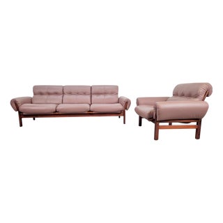 Teak Sofa & Armchair from Coja, 1960s, Set of 2 For Sale