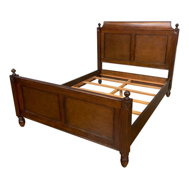 Louis XVI Queen Size Bed by Leighton Hall - Showroom Sample For Sale