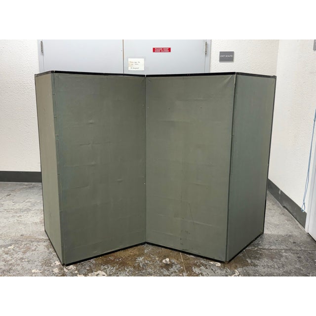 Japanese Byōbu Four Panel Screen Divider, Antique For Sale - Image 12 of 12