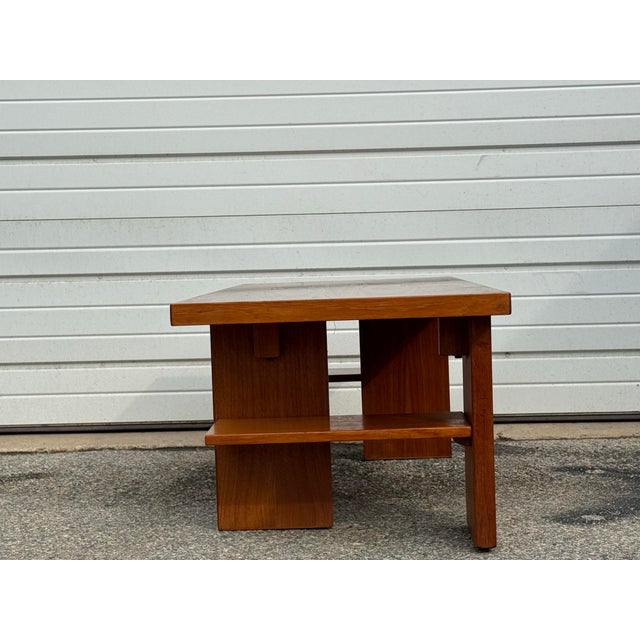 Mid-Century Modern Danish/Scandanavian Modern Teak Multi Level Coffee Table For Sale - Image 3 of 12