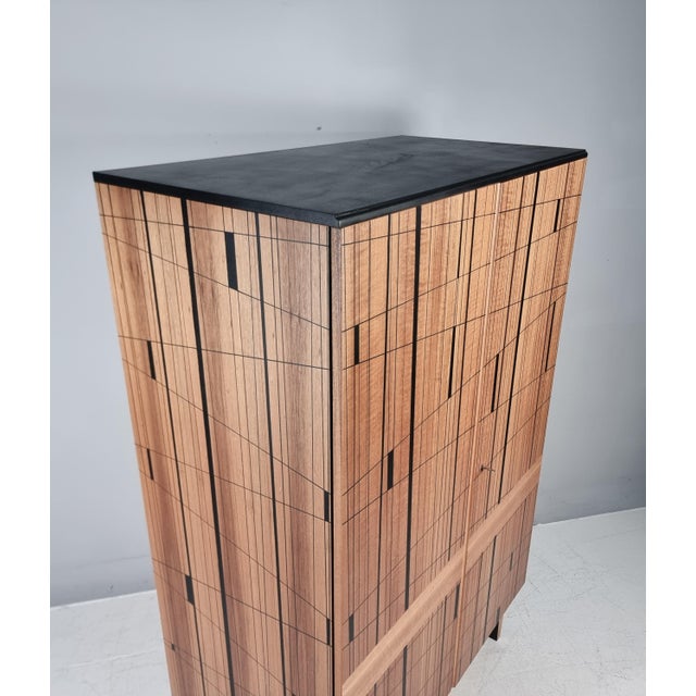 Wood Vintage Wardrobe in Beech, 1970s For Sale - Image 7 of 14