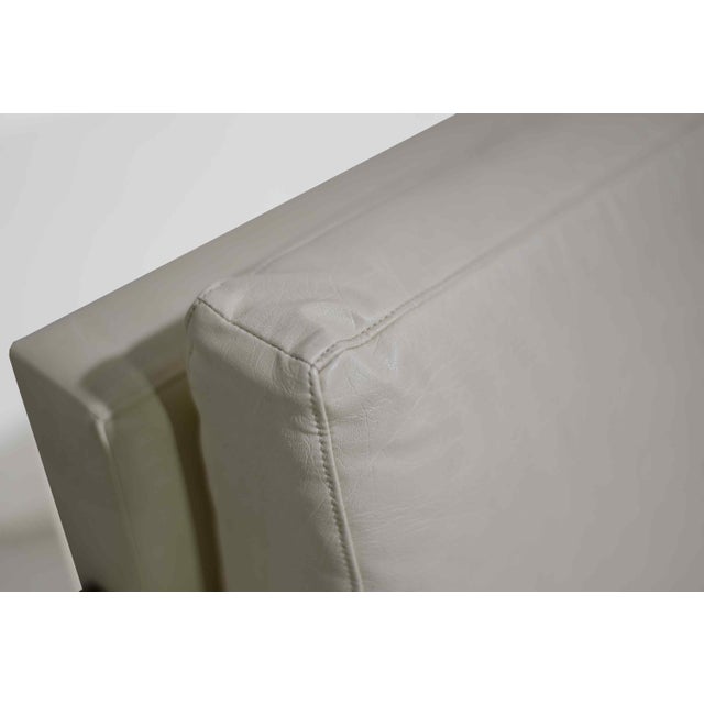 Wood Vintage Contemporary Cream Lounge Chair LSM Collection by David Edward For Sale - Image 7 of 14