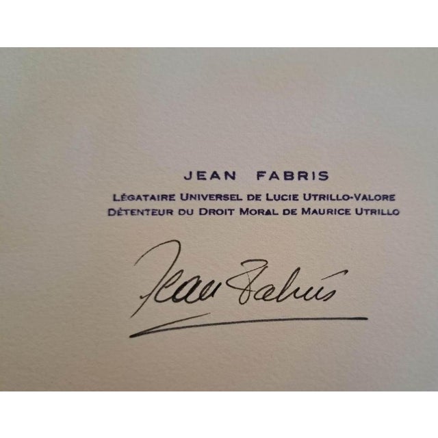 Maurice Utrillo, The Moulin De La Galette in Montmartre, Signed Lithograph For Sale - Image 4 of 6