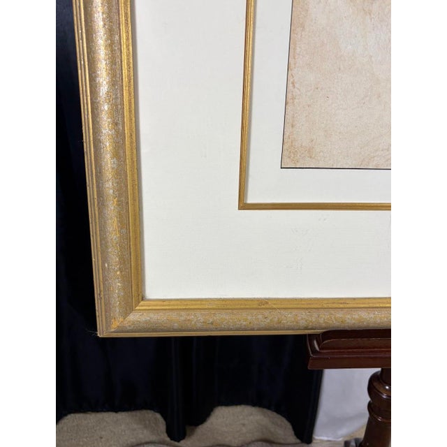 Large Framed Leonardo Da Vinci "Head of a Woman" (La Scapigliata) Fine Art Print For Sale - Image 9 of 12