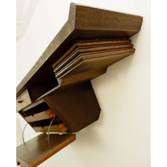 Extra Large Wood Console by Pier Luigi Colli, Italy, 1950s For Sale - Image 8 of 10