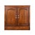 1990s Hekman Cherry Finish Corner Storage Cabinet / Bookcase | Model 5330-2446 | Open Shelving Sides + Enclosed Center | Excellent Condition For Sale - Image 9 of 18