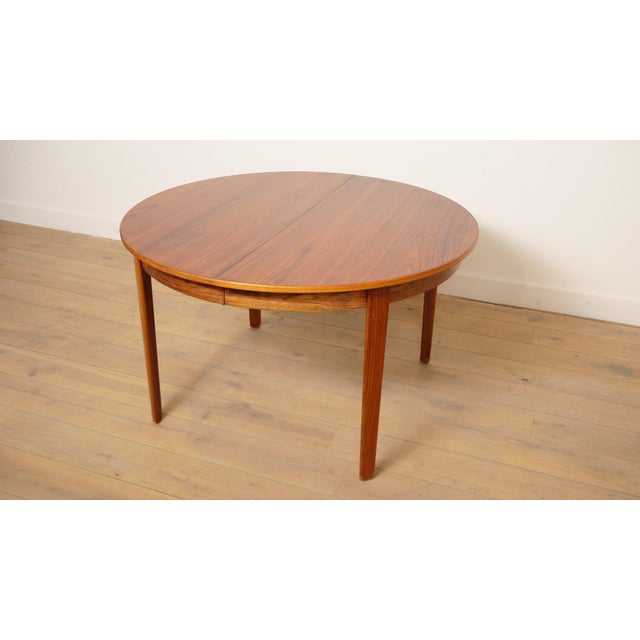 Vintage Extendable Rosewood Dining Table, 1960s For Sale - Image 11 of 14