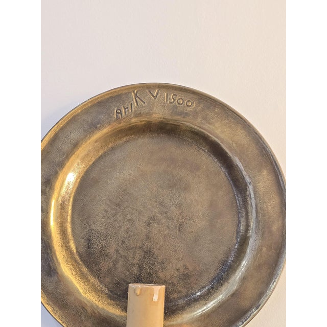 Vintage Bronze Wall Lights from Ari KV 1500, 1920s, Set of 2 For Sale - Image 4 of 12