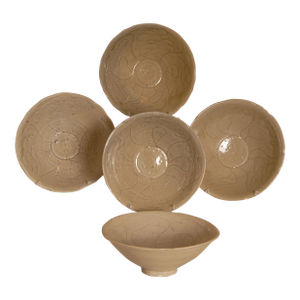 Chinese Ceramic Bowl Celadon Song Period Bowls Jepara Shipwreck Set of 5