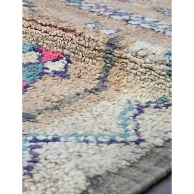 Moroccan Vintage Boujad Moroccan Rug - 10.5 X 6 Ft For Sale - Image 3 of 9