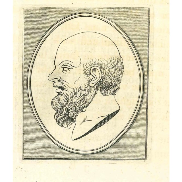 Portrait of a man is an original artwork realized by Thomas Holloway for Johann Caspar Lavater's "Essays on Physiognomy,...