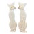 Pair of Chalkware Siamese Cat Wall Hangings by Roman Art Company, Circa 1960 For Sale