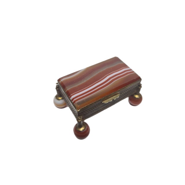 Victorian Agate Box, Great Britain, 1890s For Sale - Image 6 of 18