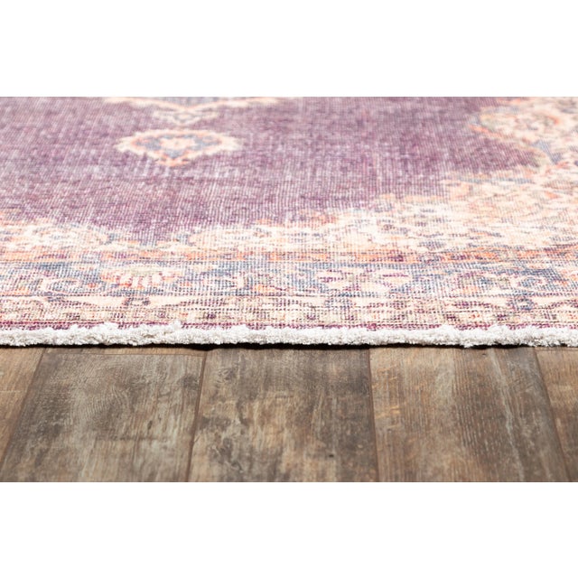 Traditional Momeni Helena Saloni Plum 2'6" X 8' Runner For Sale - Image 3 of 8