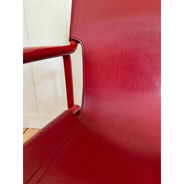 Animal Skin Vintage Tubular Armchair, 1960s For Sale - Image 7 of 10