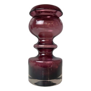 Pompadour Vase in Wine Red by Nanny Still for Riihimäen Lasi For Sale