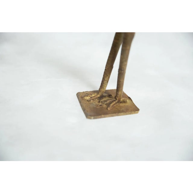 :: Vintage African sculpture of fishing bird made approximately 40-70 years ago. Each figure in this collection represents...