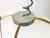 Metal Italian Opaline Glass, Brass & Teak Pendant Lamp, 1950s For Sale - Image 7 of 13