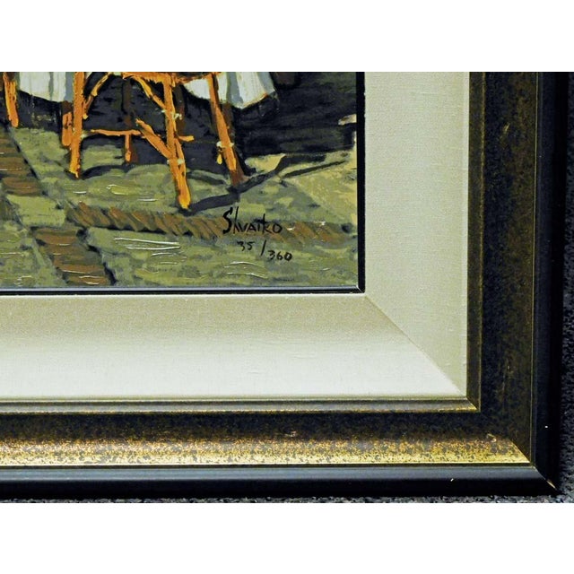 Viktor Shvaiko Plaza Del Correo Viejo Canvas Hand Signed Fine Art #/360 For Sale - Image 4 of 7