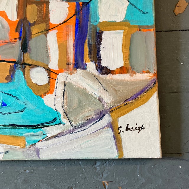 Original painting on stretched canvas 16 x 20 unframed signed bottom right