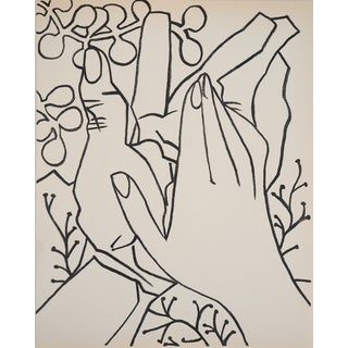 Françoise Gilot, La caresse, Lithograph For Sale