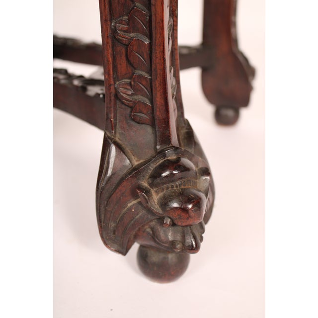 Chinese Rosewood Taboret With Mother of Pearl Inlay For Sale - Image 9 of 11