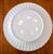 White Late 20th Century Italian Sofi Campagnola White Fluted 18" Charger Centerpiece Platter For Sale - Image 8 of 10