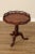 High Quality Vintage Georgian Style Mahogany Tea or Accent Table with Carved Tripod Pedestal Base and Gallery Top