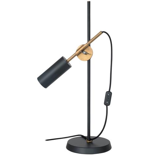 Stav Black Table Lamp by Johan Carpner for Konsthantverk For Sale - Image 6 of 6