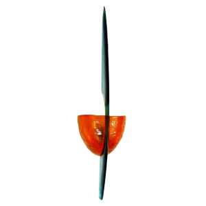 Postmodern Resin and Fiberglass Sconce by Steve Zoller, 1970s