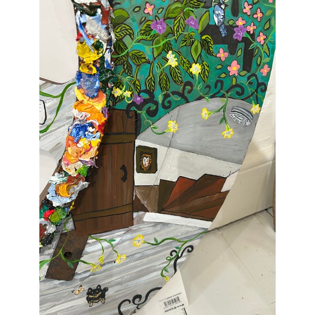 Very Large Original Studio Painting on Industrial Object For Sale - Image 12 of 12