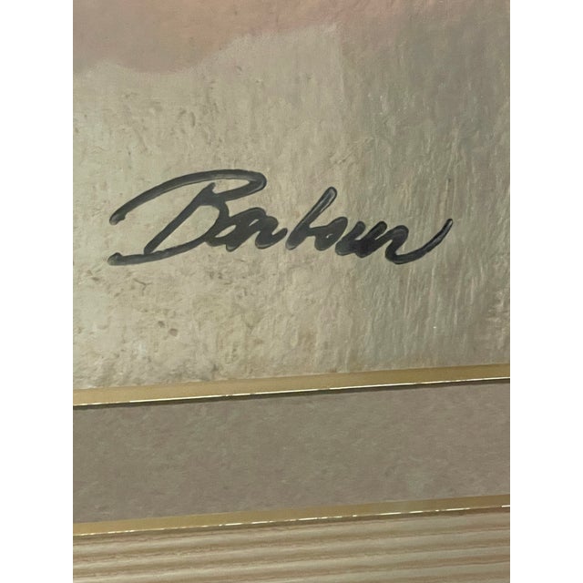 Late 20th Century Monumental Kinder-Harris “Harpers” Art Deco Revival Diptych Installation | Signed Barbour | Style No. 5497-10 For Sale - Image 10 of 12