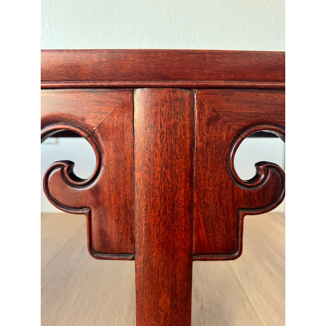 Mid-Century Modern Vintage Asian Modern Solid Wood Coffee Table - Ming Style For Sale - Image 3 of 9