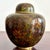 Vintage Boho Glazed Closionne Jar With Lid and Gold Detailing For Sale - Image 9 of 9