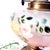 Hand-Painted Oil Lamp with Ribbons, 1970s, in Good conditions. Designed 1890 to 1919 Up to 250V (Europe/UK Standard).The...