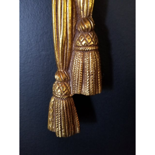 Late 20th Century Brass 3 Arm Sconces From Waldorf Astoria Hotel New York City - a Pair For Sale In Raleigh - Image 6 of 9