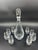Late 20th Century Late 20th Century Steuben Crystal Decanter Set- 9 Pieces For Sale - Image 5 of 6