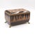 Brown Early 19th Century Specimen Wood Tea Caddy With Perspective Cube and Vandyke Parquetry For Sale - Image 8 of 12