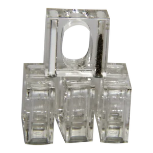 1980s Lucite Salt & Pepper Shaker Napkin Rings - Set of 4