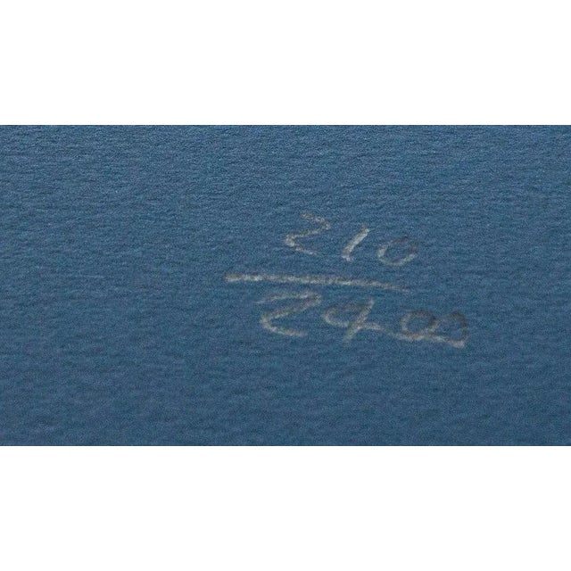 Contemporary 1986 Carnegie Museum of Art After Andy Warhol "Alexander the Great" Lithograph With Blue Background For Sale - Image 3 of 4