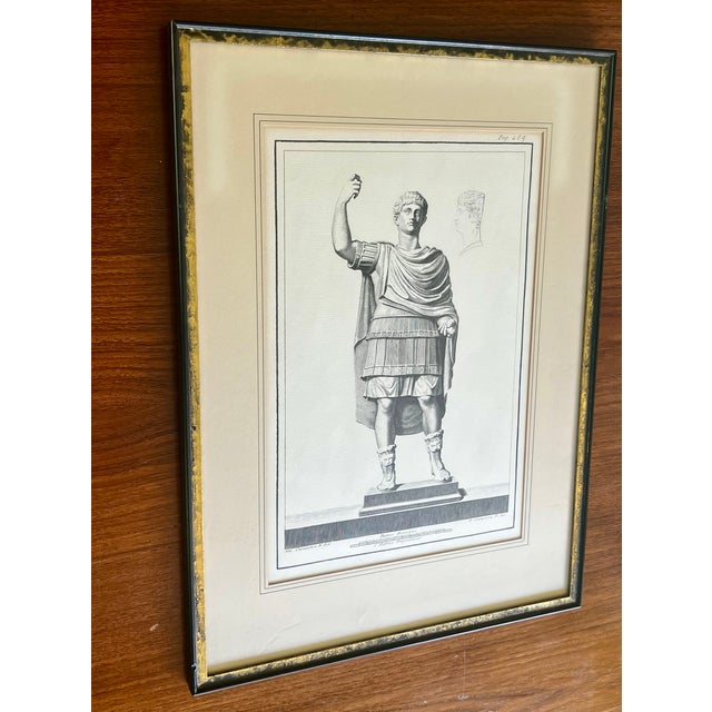 Pair of Original Etchings of Ancient Roman Statues,18th Century Attributed to Pietro and Ferdinando Campana For Sale In Los Angeles - Image 6 of 18