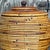 Chocolate Vintage Costal Pencil Reed Low Lidded Urn For Sale - Image 8 of 13