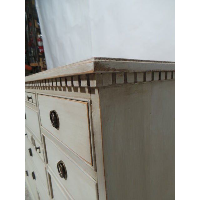 Gustavian Style 17 Drawer Chest For Sale In Miami - Image 6 of 13