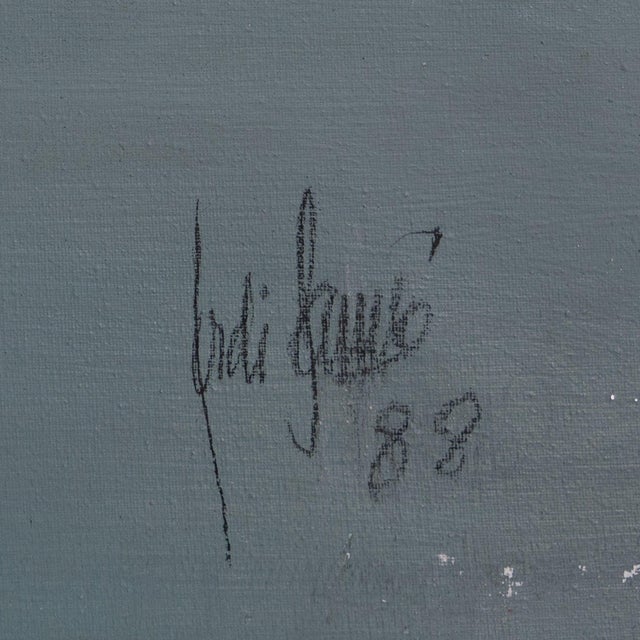 Jordi Samsó, Abstract Figuration Scene, Oil Painting For Sale - Image 3 of 6