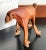 Animal Skin Vintage 1960's Modernist German Leather Monkey by Deru For Sale - Image 7 of 9