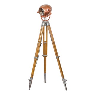 Vintage Strand Electric Patt 123 Theater Spotlight Floor Lamp, 1950s For Sale