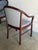 Grey Upholstered Barrel Armchairs Pair With Dark Wood Frames Vintage 1980s For Sale In Los Angeles - Image 6 of 9