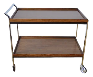 Teak Bar Cart from Opal Möbel, 1960s